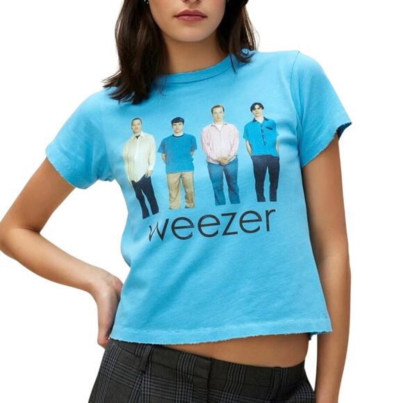 DAYDREAMER Weezer Blue Album Vintage Tee Size M New w/o Tag MSRP $88 - Picture 4 of 12
